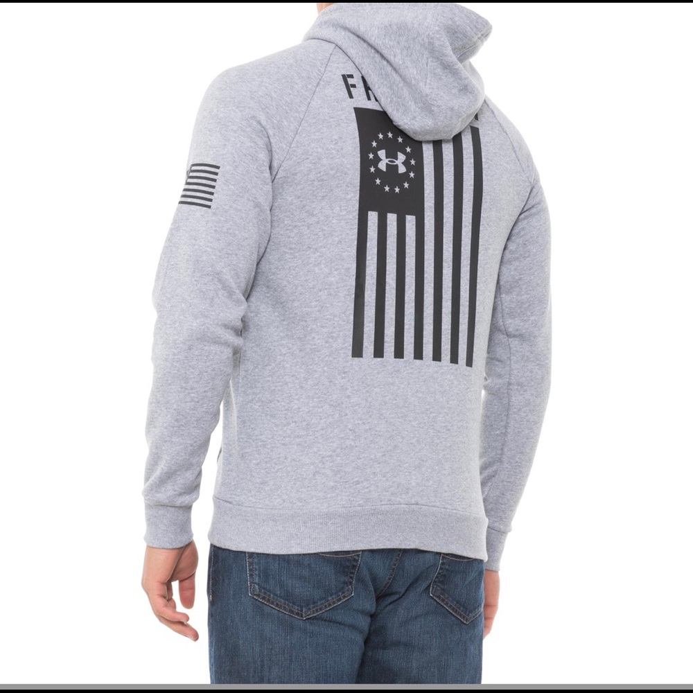 Under Armour Freedom Flag Rival Hoodie (For Men)